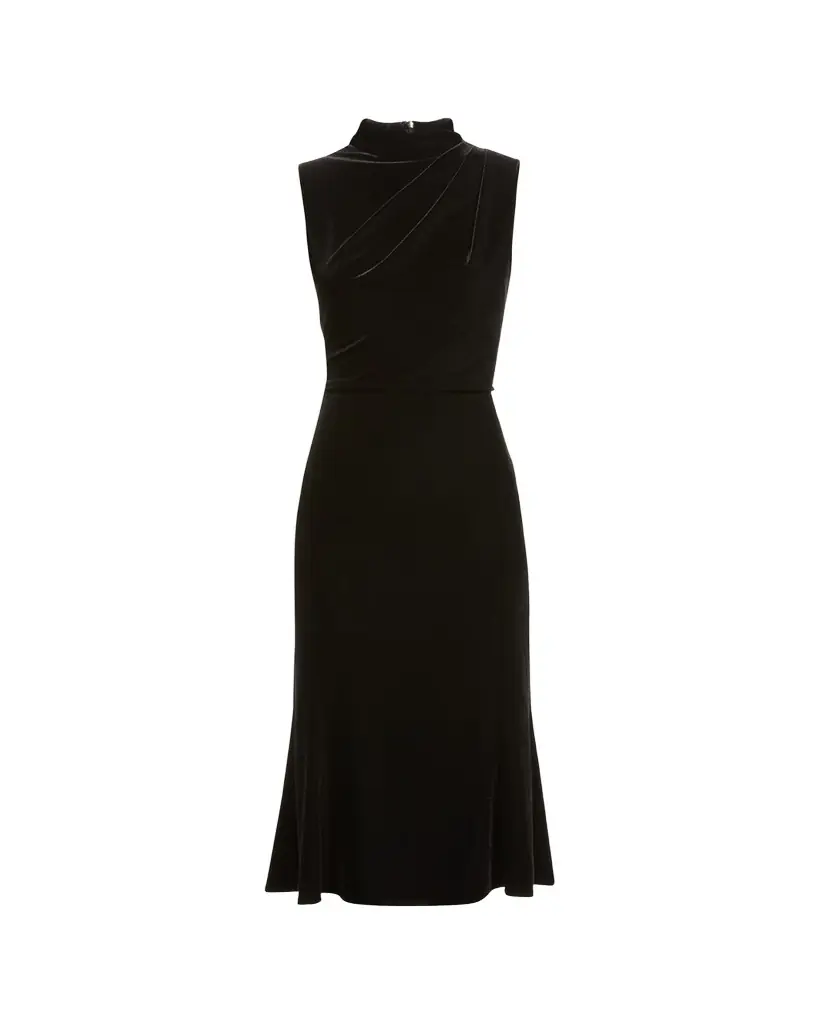 Shoshanna Audrey Sleeveless Velvet Dress | Image 1 Shoshanna Audrey Sleeveless Velvet Dress | Image 1