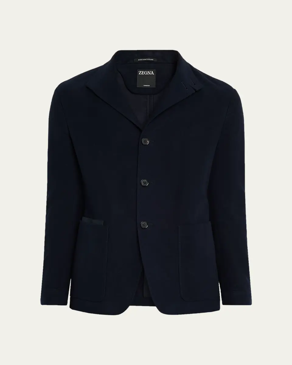 Zegna Men's Cashmere Il Conte Chore Jacket | Thumbnail 6