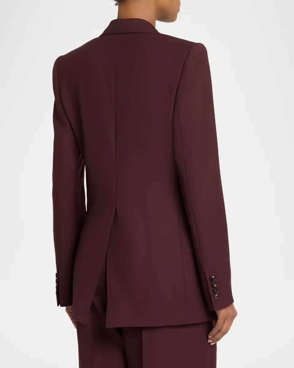 Chloé Wool Gabardine Single-Breasted Blazer Jacket | Thumbnail 7