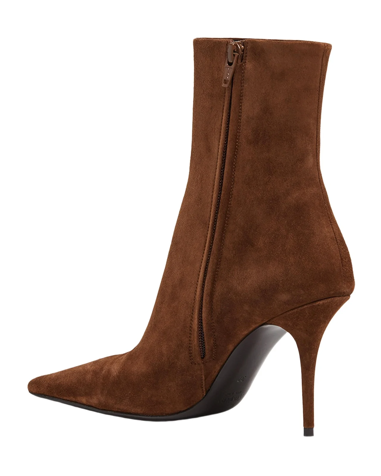 Saint Laurent 90mm Ashley Suede Ankle Booties