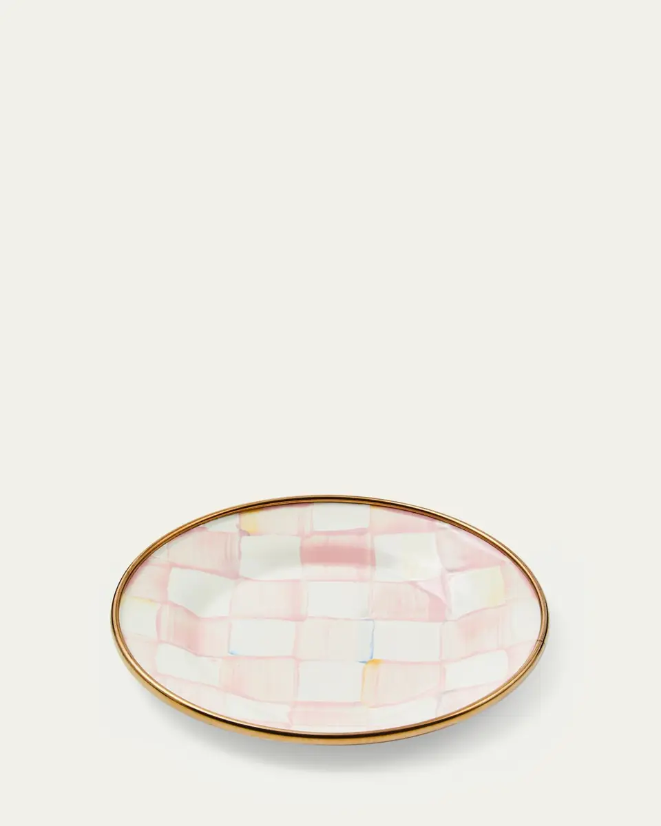 MacKenzie-Childs Rosy Check Appetizer Plates, Set of 4 | Thumbnail 2 MacKenzie-Childs Rosy Check Appetizer Plates, Set of 4 | Thumbnail 2