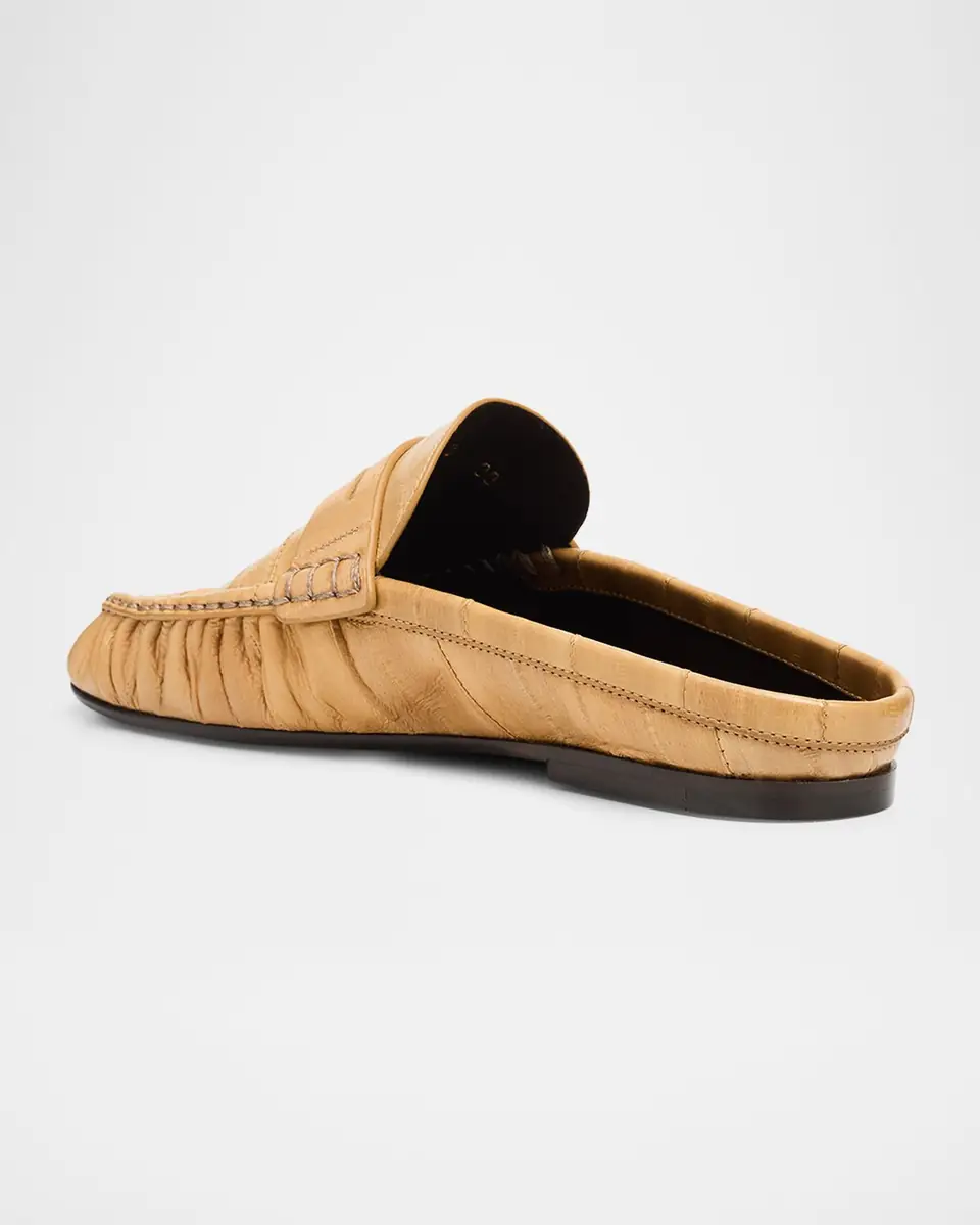 Saint Laurent Le Loafer Eel Leather Penny Loafer Mules | Thumbnail 8 Saint Laurent Le Loafer Eel Leather Penny Loafer Mules | Thumbnail 8