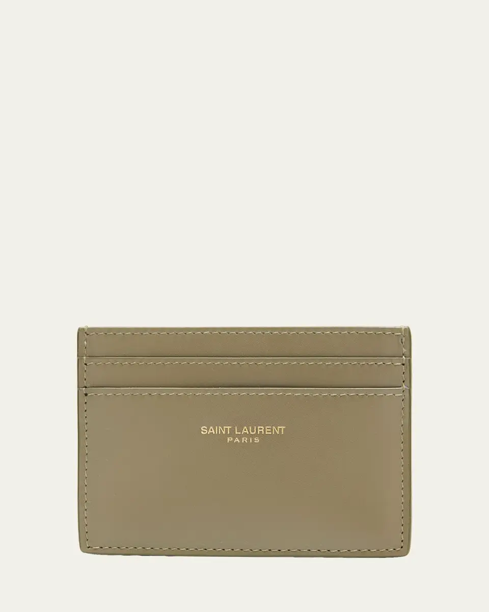 Saint Laurent YSL Card Case in Calf Leather | Thumbnail 4
