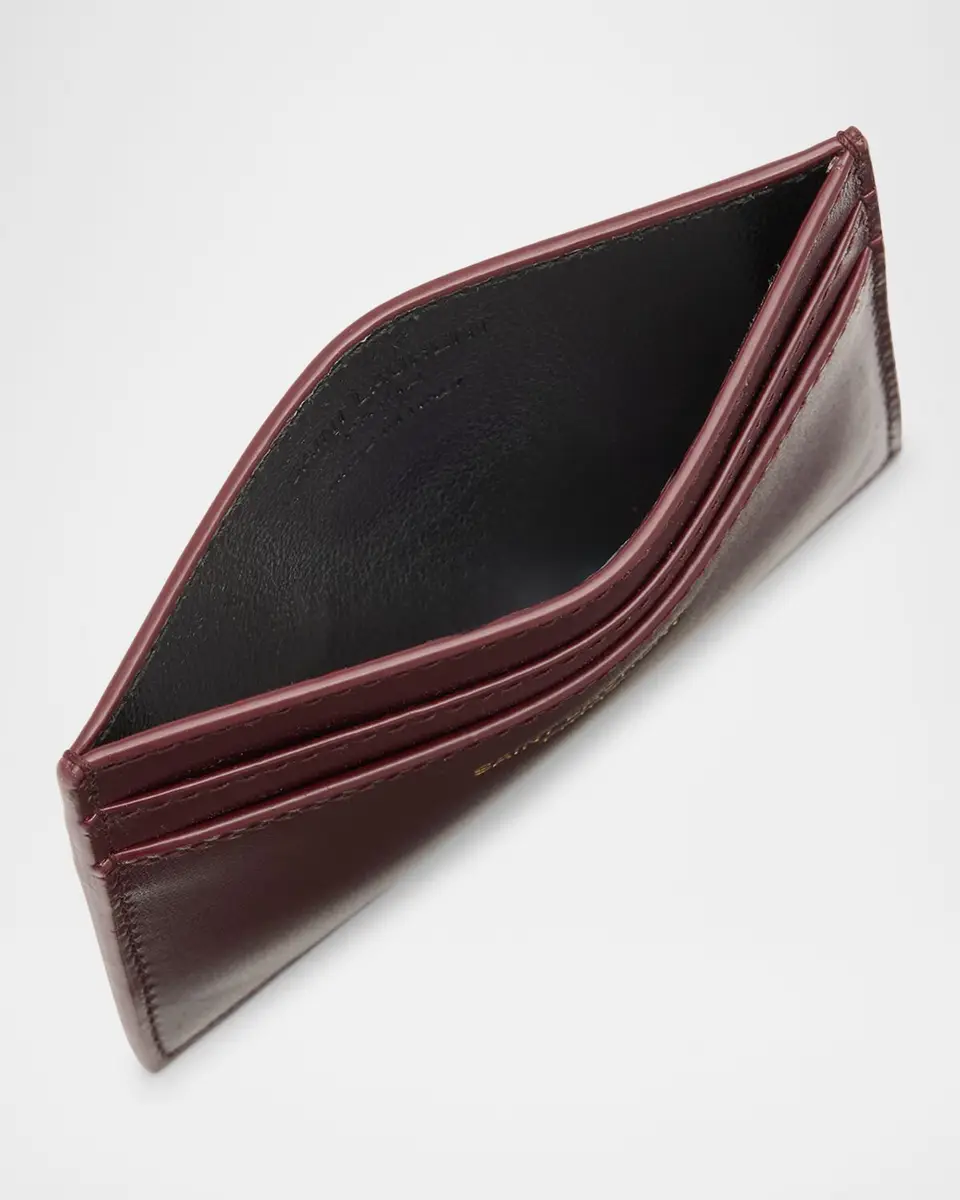 Saint Laurent YSL Card Case in Calf Leather | Thumbnail 10