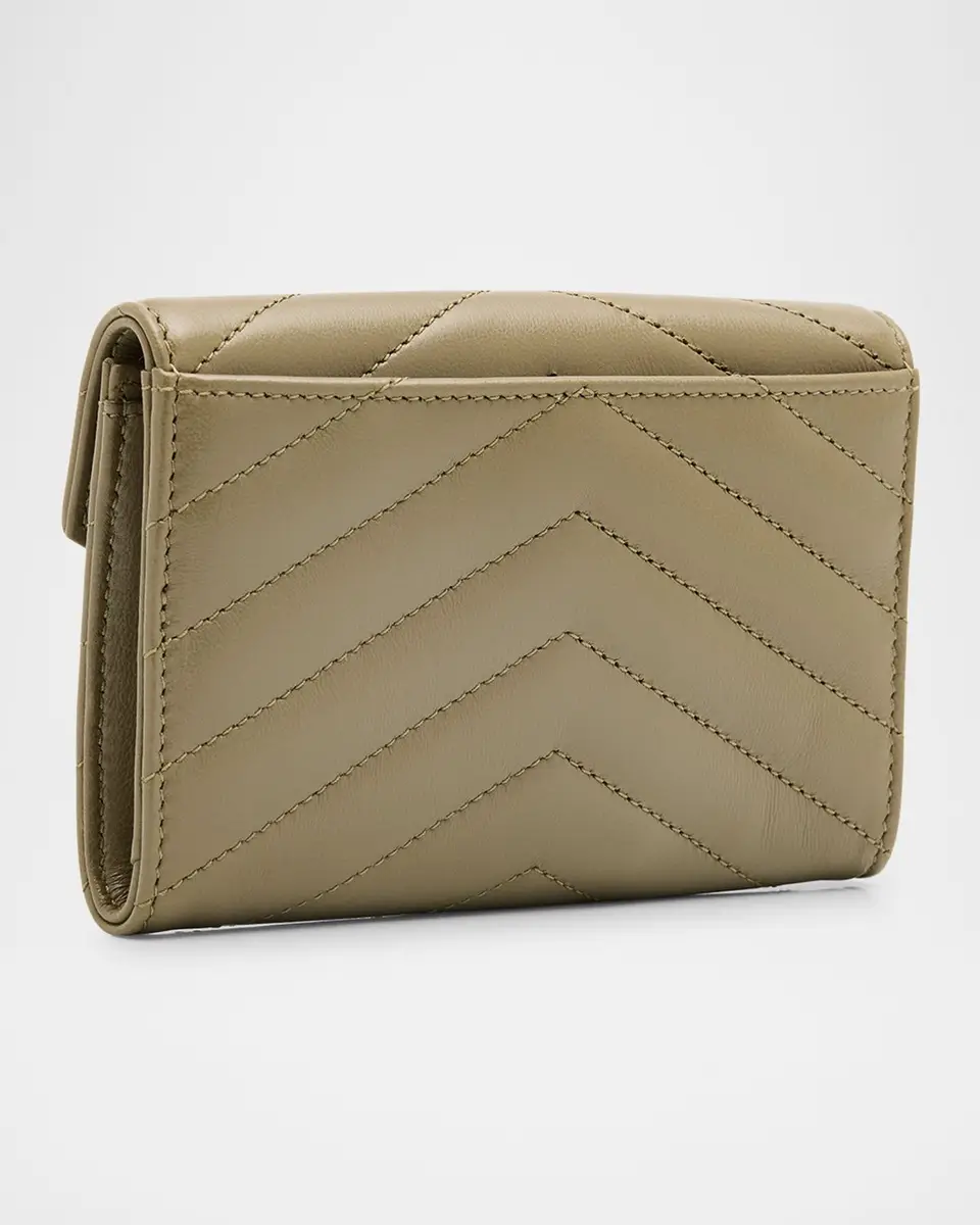 Saint Laurent YSL Monogram Small Flap Wallet in Smooth Leather | Thumbnail 2 Saint Laurent YSL Monogram Small Flap Wallet in Smooth Leather | Thumbnail 2