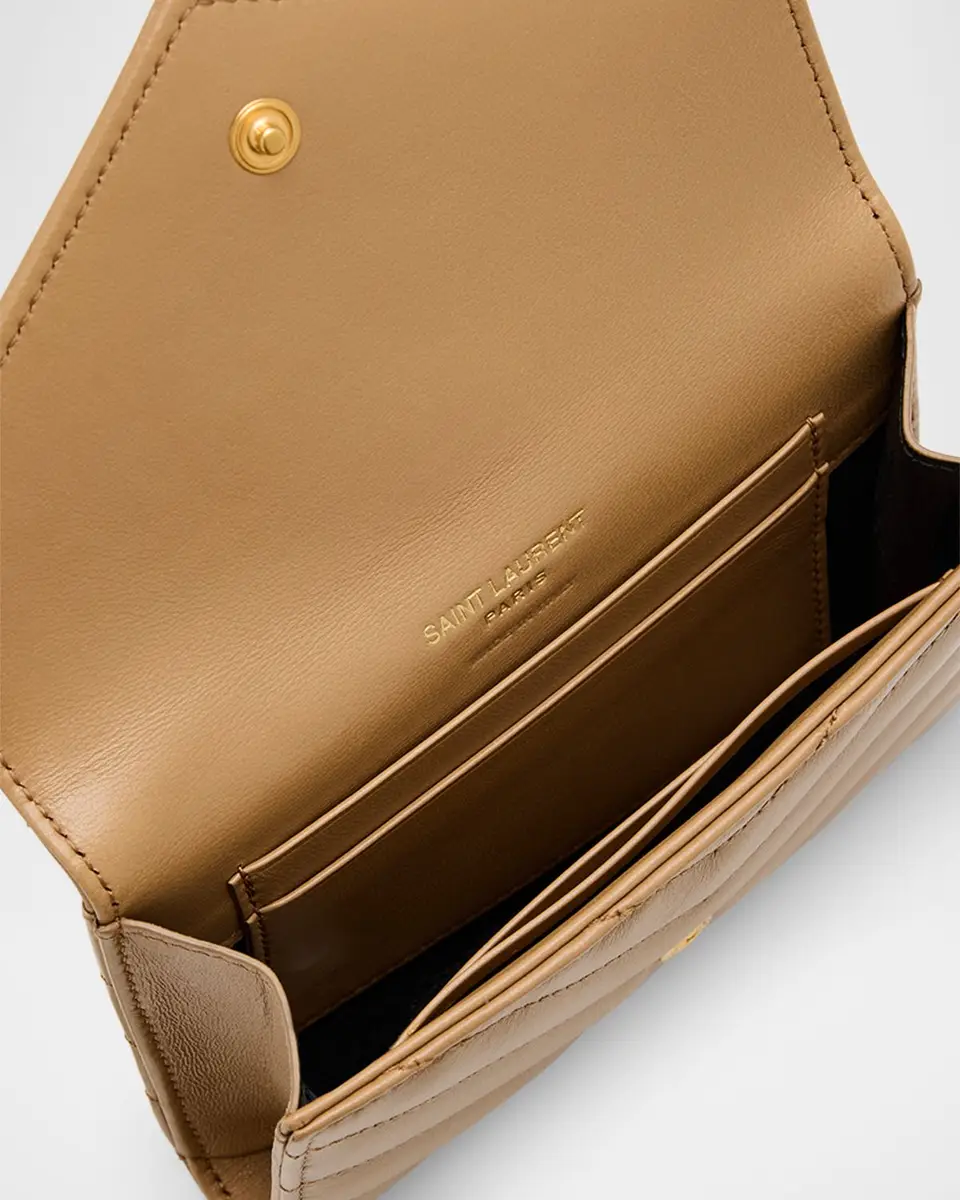 Saint Laurent YSL Monogram Small Flap Wallet in Smooth Leather | Thumbnail 15 Saint Laurent YSL Monogram Small Flap Wallet in Smooth Leather | Thumbnail 15