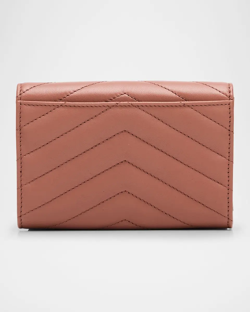 Saint Laurent YSL Monogram Small Flap Wallet in Smooth Leather | Thumbnail 18 Saint Laurent YSL Monogram Small Flap Wallet in Smooth Leather | Thumbnail 18