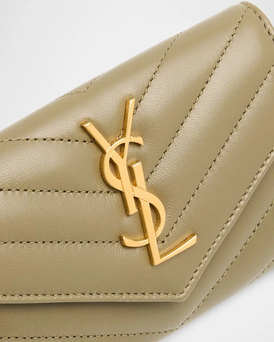 Saint Laurent YSL Monogram Small Flap Wallet in Smooth Leather | Thumbnail 3 Saint Laurent YSL Monogram Small Flap Wallet in Smooth Leather | Thumbnail 3
