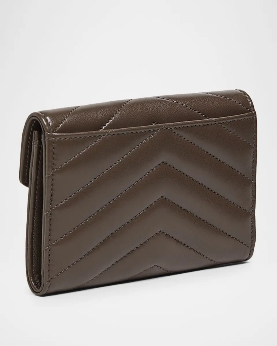Saint Laurent YSL Monogram Small Flap Wallet in Smooth Leather | Thumbnail 23 Saint Laurent YSL Monogram Small Flap Wallet in Smooth Leather | Thumbnail 23