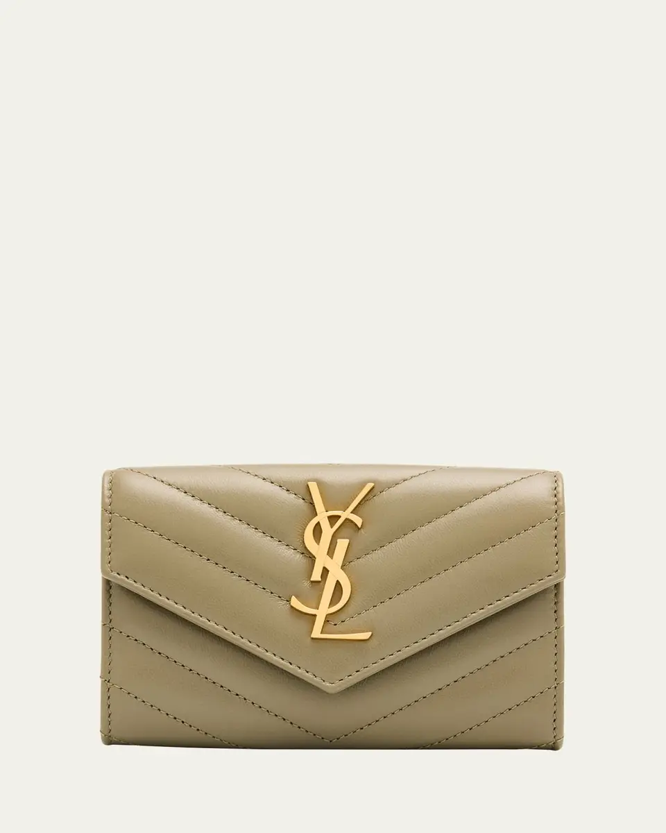Saint Laurent YSL Monogram Small Flap Wallet in Smooth Leather | Thumbnail 5 Saint Laurent YSL Monogram Small Flap Wallet in Smooth Leather | Thumbnail 5
