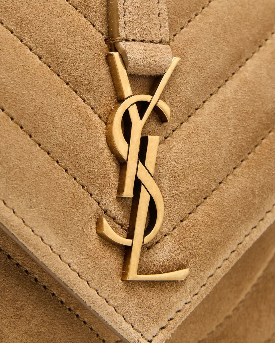 Saint Laurent College Mini Chain Shoulder Bag in Suede | Thumbnail 5 Saint Laurent College Mini Chain Shoulder Bag in Suede | Thumbnail 5