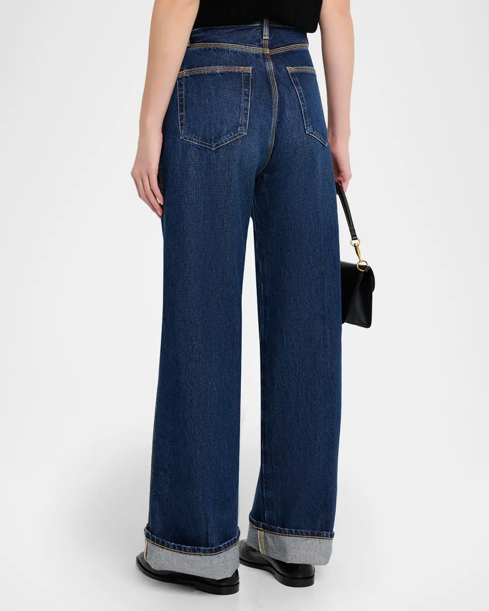 FRAME The Cuffed Wide Jeans | Thumbnail 7 FRAME The Cuffed Wide Jeans | Thumbnail 7
