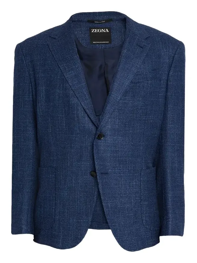 Men's Textured Winter Crossover Blazer Men's Textured Winter Crossover Blazer