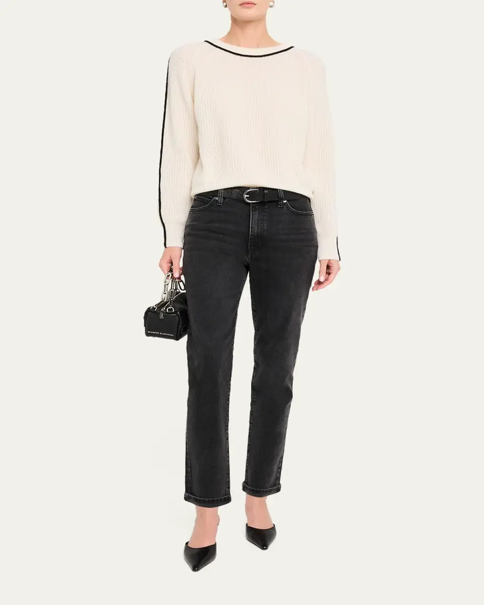Frame The Borrowed Straight-Leg Jeans | Thumbnail 2