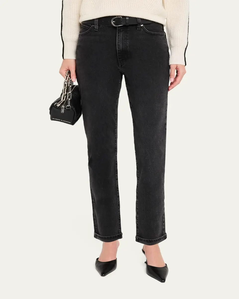 Frame The Borrowed Straight-Leg Jeans | Thumbnail 4