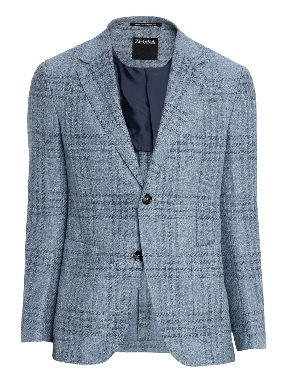 Men's Maxi-Plaid Woven Patch-Pocket Sport Coat