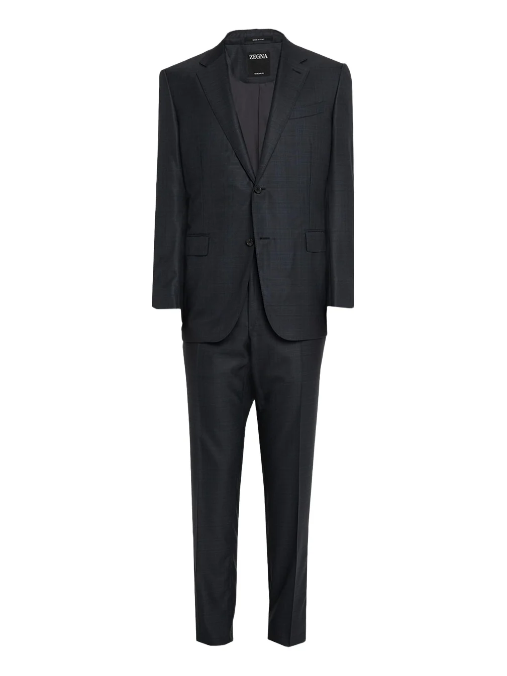 Men's Wool Woven Plaid Two-Piece Suit Men's Wool Woven Plaid Two-Piece Suit