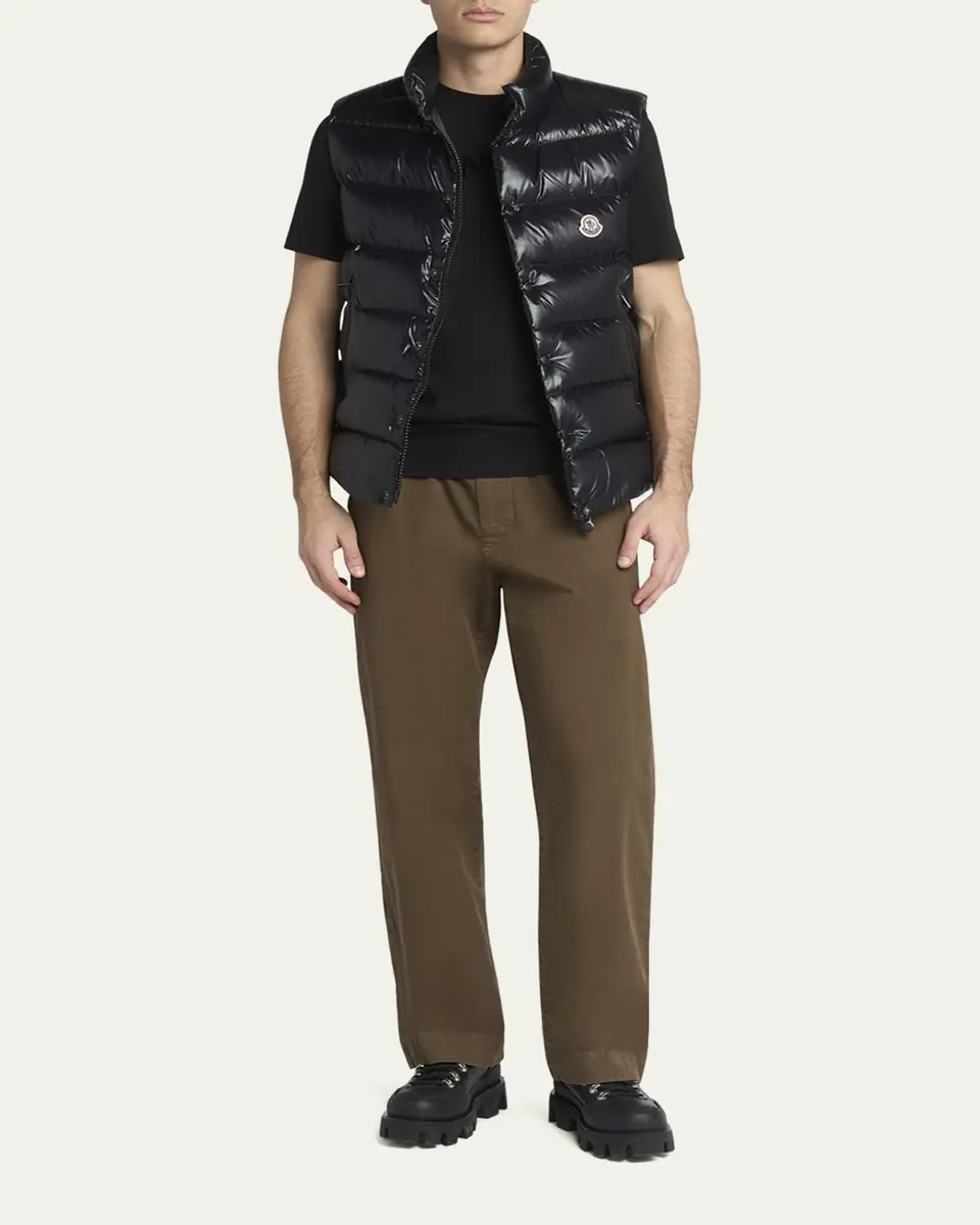 Moncler Men's Tibb Nylon Down Puffer Vest | Thumbnail 2
