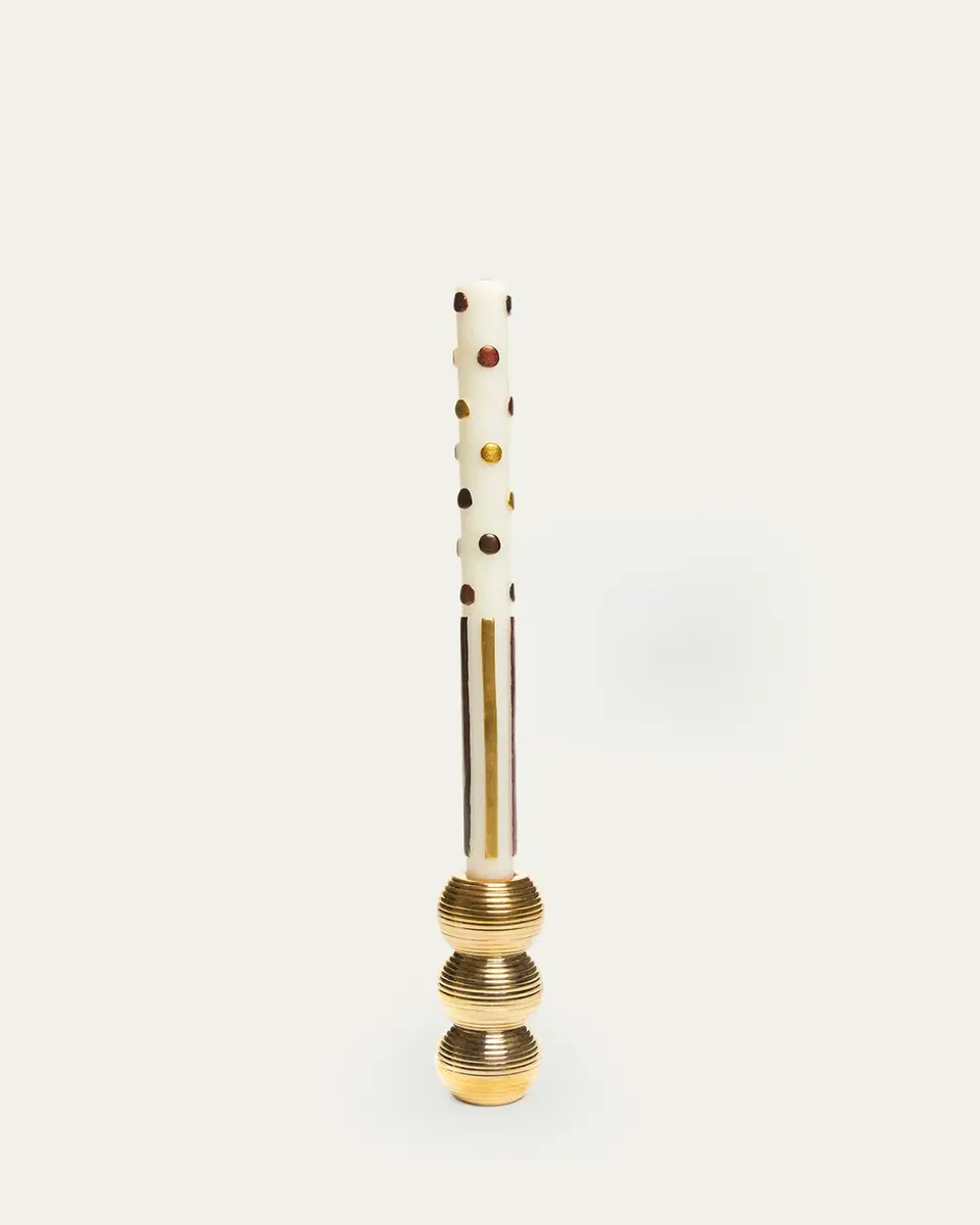 MacKenzie-Childs Ribbed Triple Sphere Candle Holder | Thumbnail 2