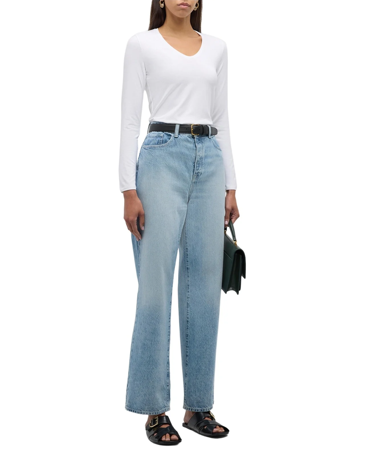Soft Touch Long-Sleeve V-Neck Tee Soft Touch Long-Sleeve V-Neck Tee