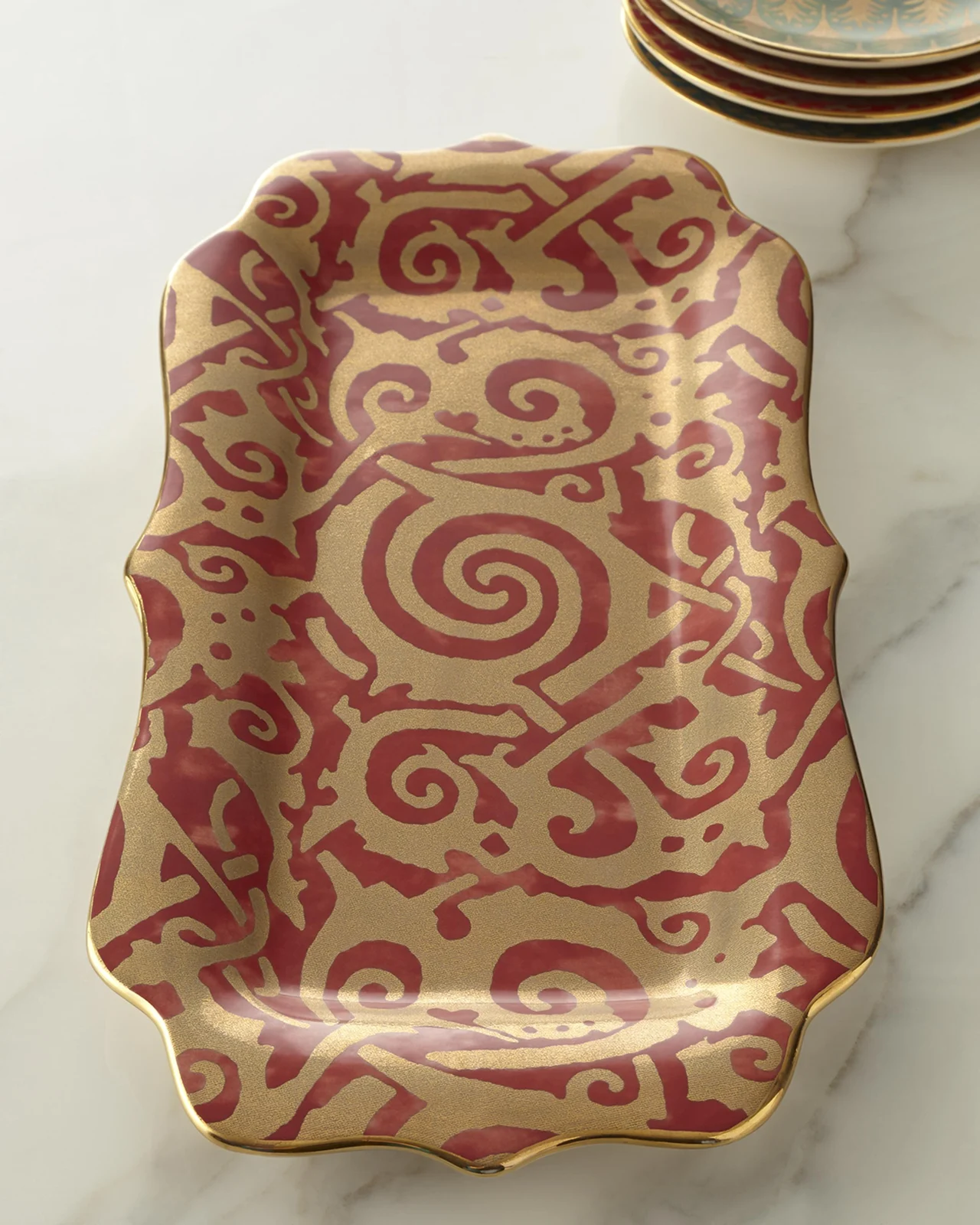 L'Objet Fortuny Rectangular Platter