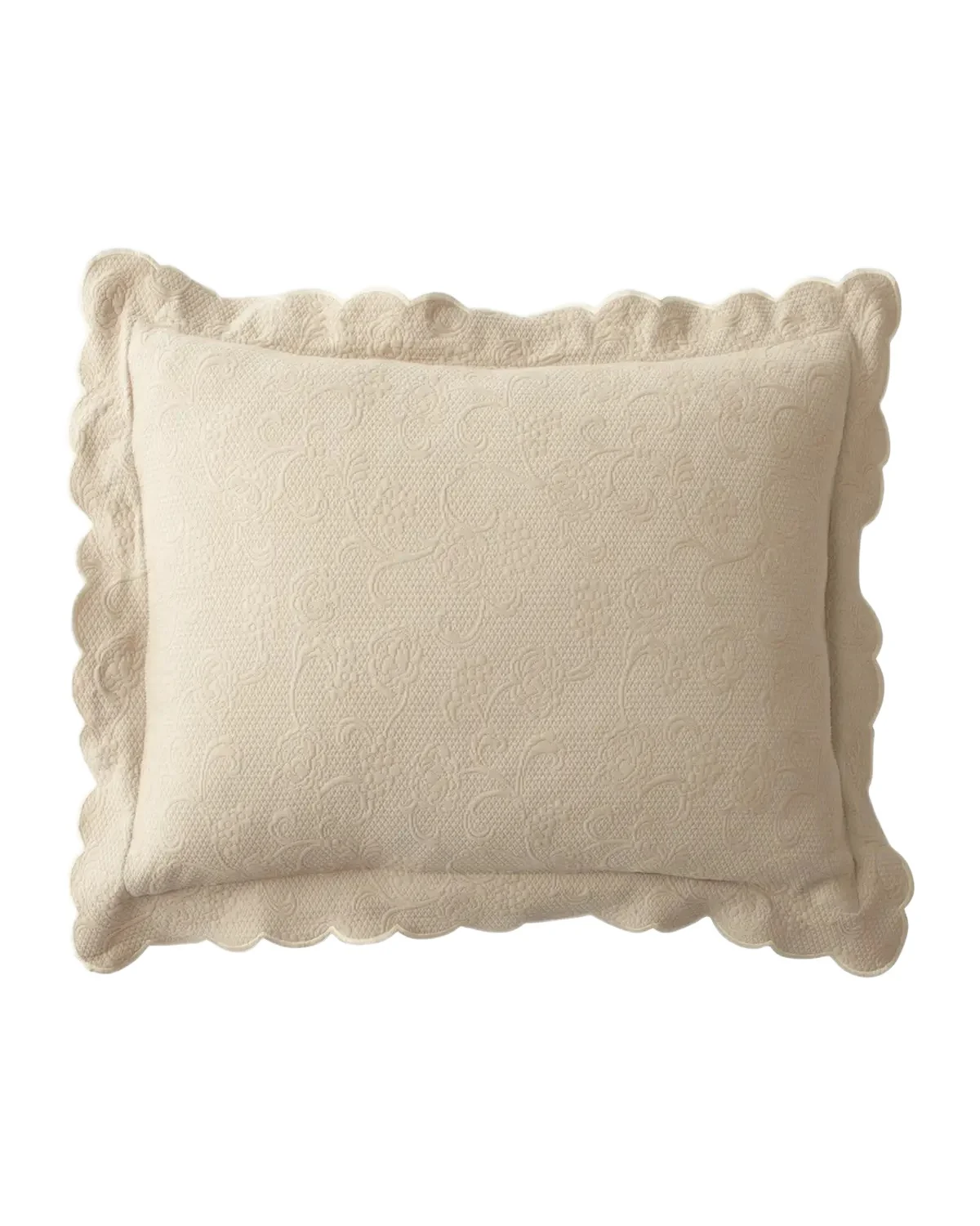 Sferra Alice Standard Floral Matelasse Sham
