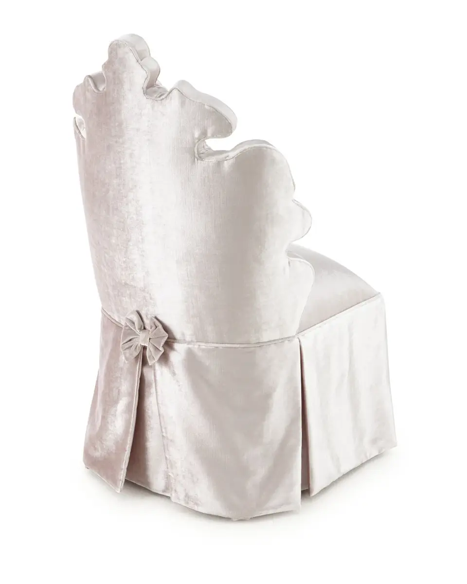 Haute House Isabella Blush Vanity Seat | Thumbnail 2
