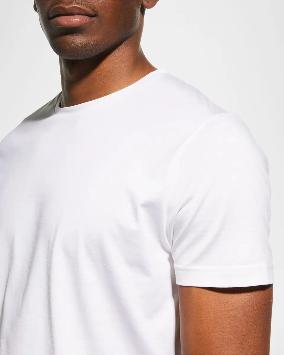 Loro Piana Men's Silk Cotton Jersey T-Shirt | Thumbnail 4