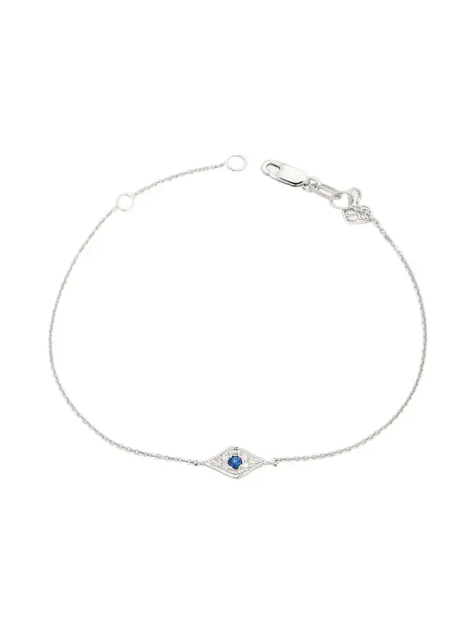 Mini Diamond Evil Eye Bracelet