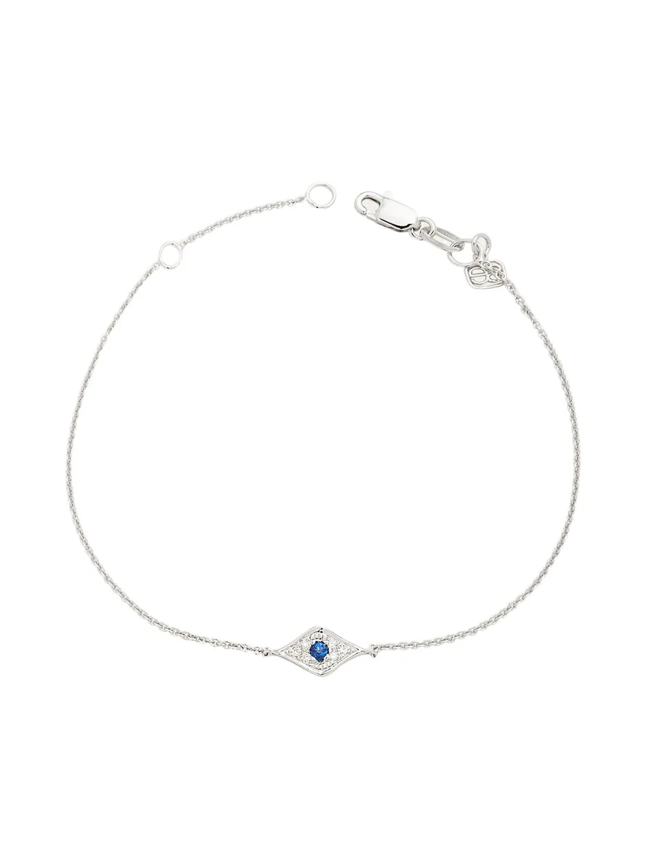 Mini Diamond Evil Eye Bracelet Mini Diamond Evil Eye Bracelet