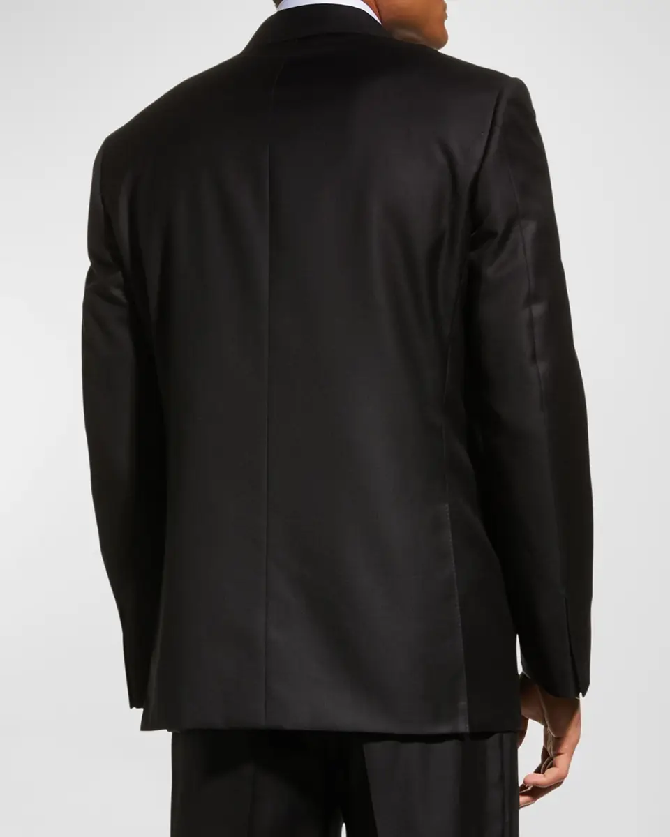 Canali Wool Two-Piece Tuxedo Suit | Thumbnail 4