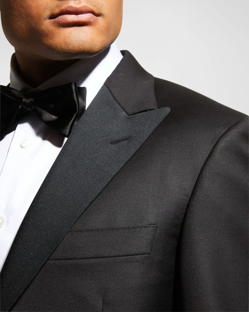 Canali Wool Two-Piece Tuxedo Suit | Thumbnail 5