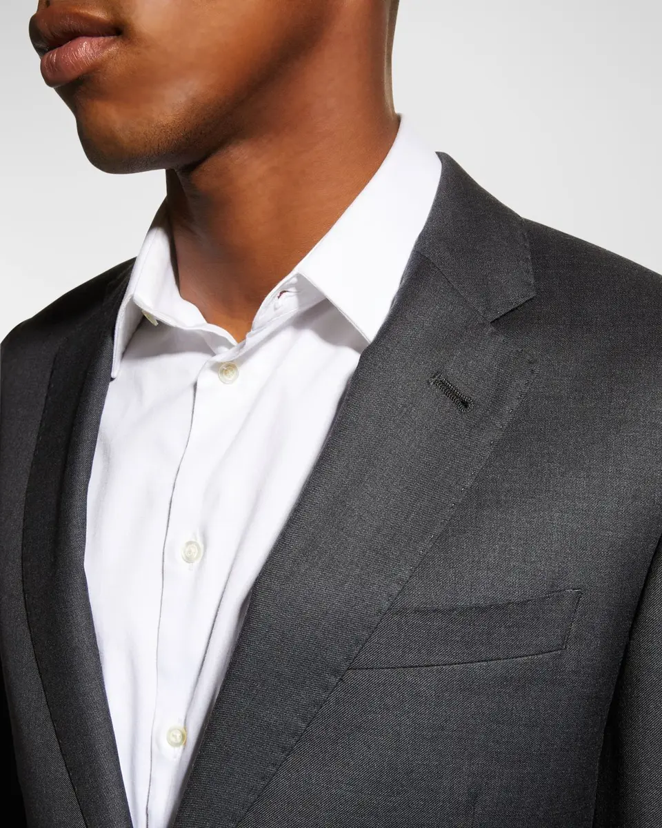 Super 130s Wool Two-Piece Classic Fit Suit Super 130s Wool Two-Piece Classic Fit Suit