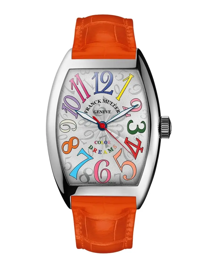 Franck Muller Color Dreams Curvex Watch with Alligator Strap | Image 1 Franck Muller Color Dreams Curvex Watch with Alligator Strap | Image 1
