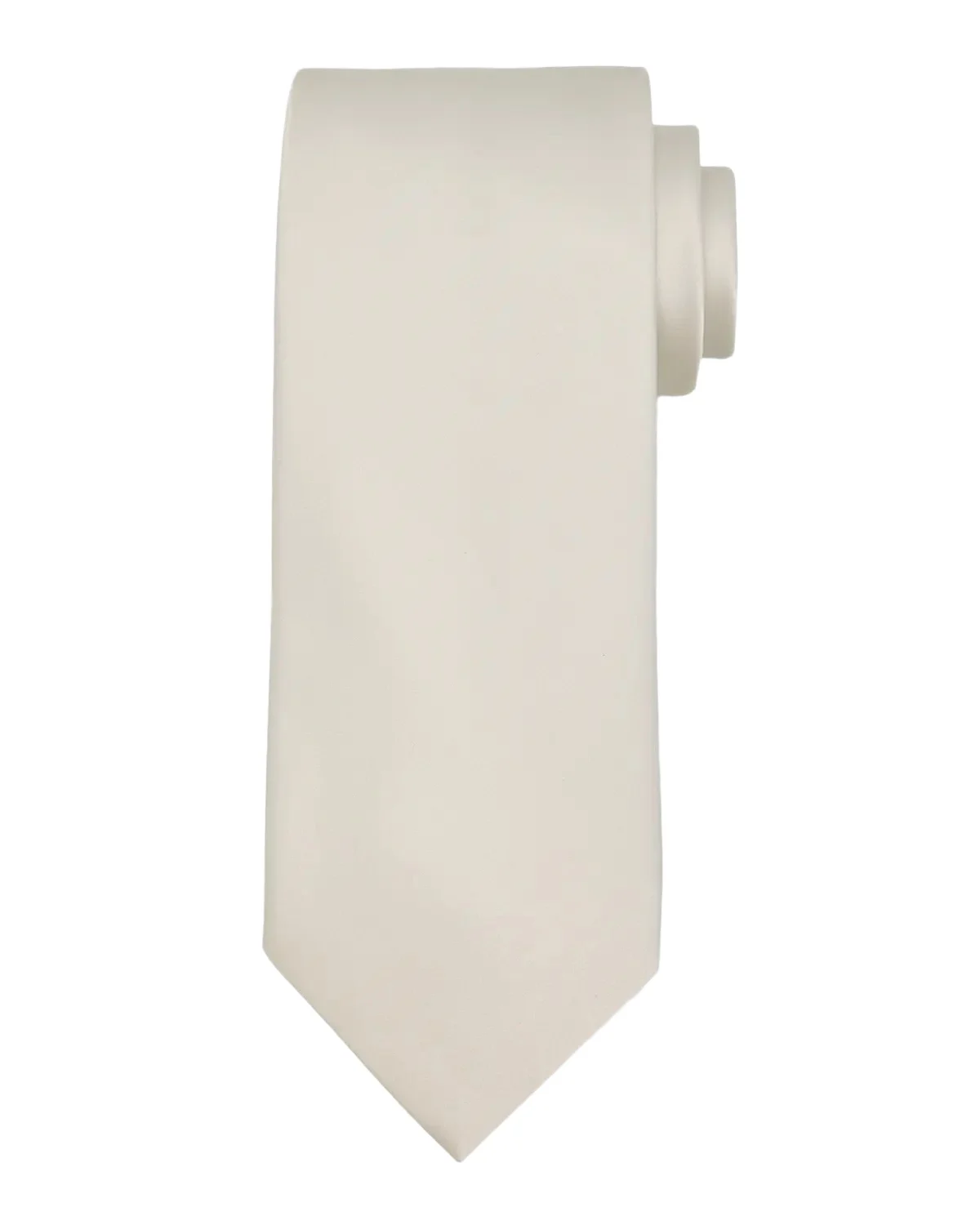Solid Silk Satin Tie
