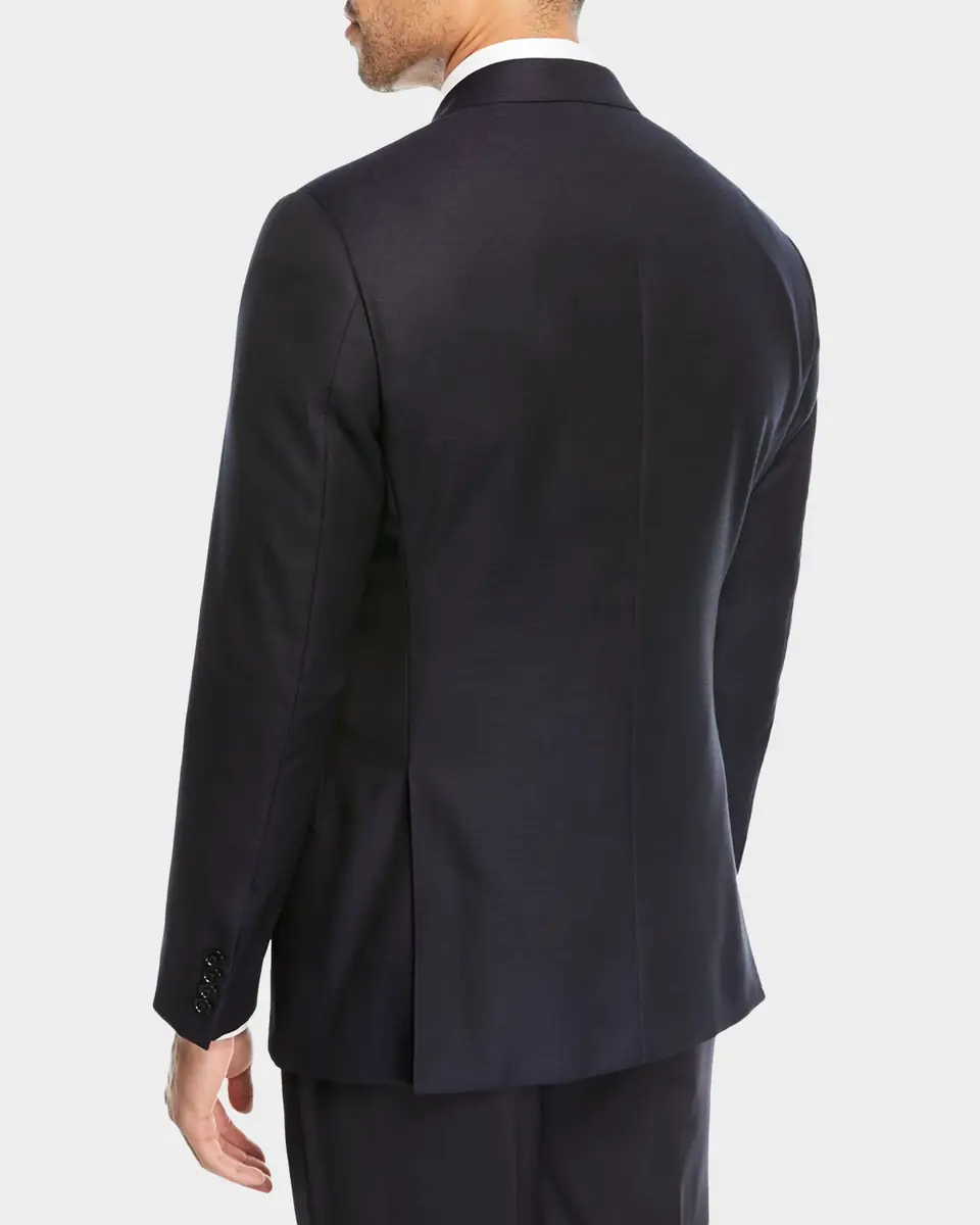 Emporio Armani Two-Button Wool Blazer | Thumbnail 4 Emporio Armani Two-Button Wool Blazer | Thumbnail 4