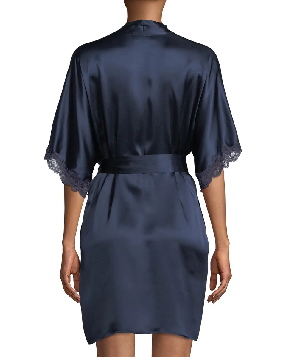 Christine Lingerie Bijoux Short Silk Robe | Thumbnail 2