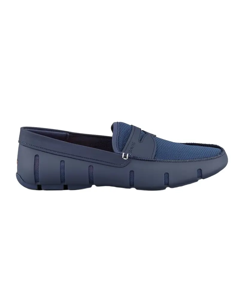 Swims Mesh and Rubber Penny Loafer, Navy | Image 1 Swims Mesh and Rubber Penny Loafer, Navy | Image 1
