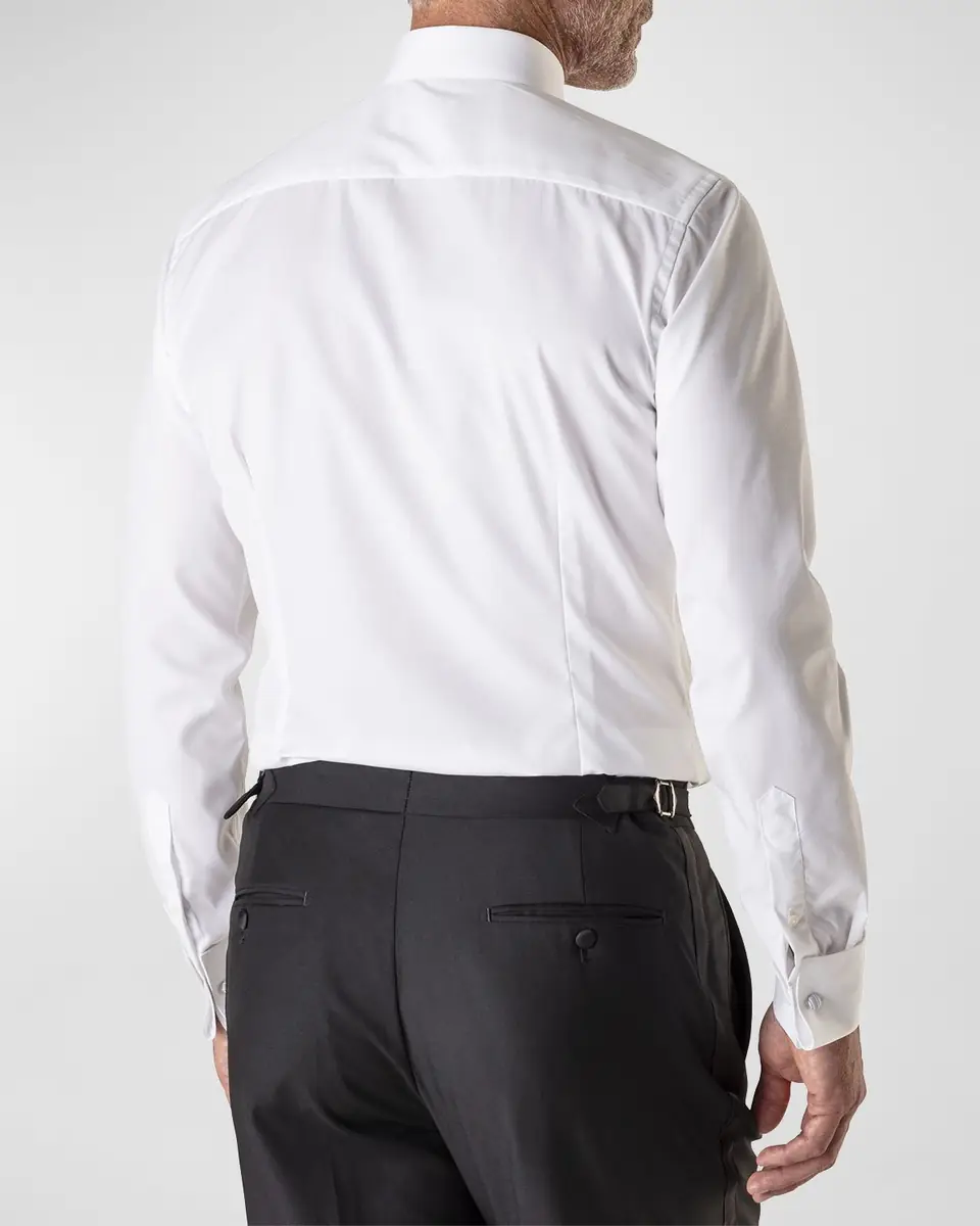 Eton Contemporary-Fit Pleated Bib Formal Shirt | Thumbnail 3 Eton Contemporary-Fit Pleated Bib Formal Shirt | Thumbnail 3