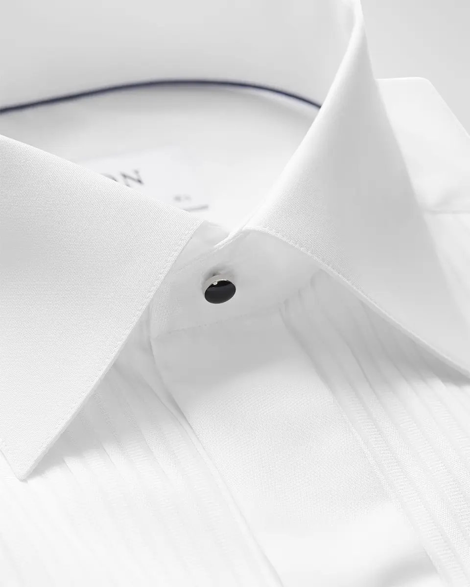Eton Contemporary-Fit Pleated Bib Formal Shirt | Thumbnail 4 Eton Contemporary-Fit Pleated Bib Formal Shirt | Thumbnail 4