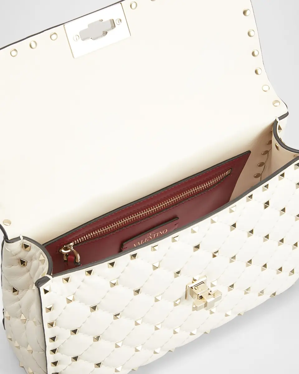 Valentino Garavani Rockstud Spike Medium Quilted Top-Handle Bag | Thumbnail 2