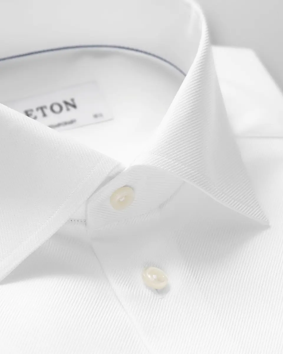 Eton Contemporary-Fit Cavalry Twill Dress Shirt | Thumbnail 2