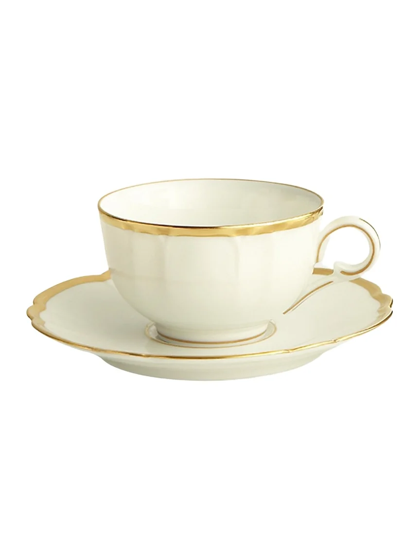 Haviland & Parlon Colette Gold Cup and Saucer