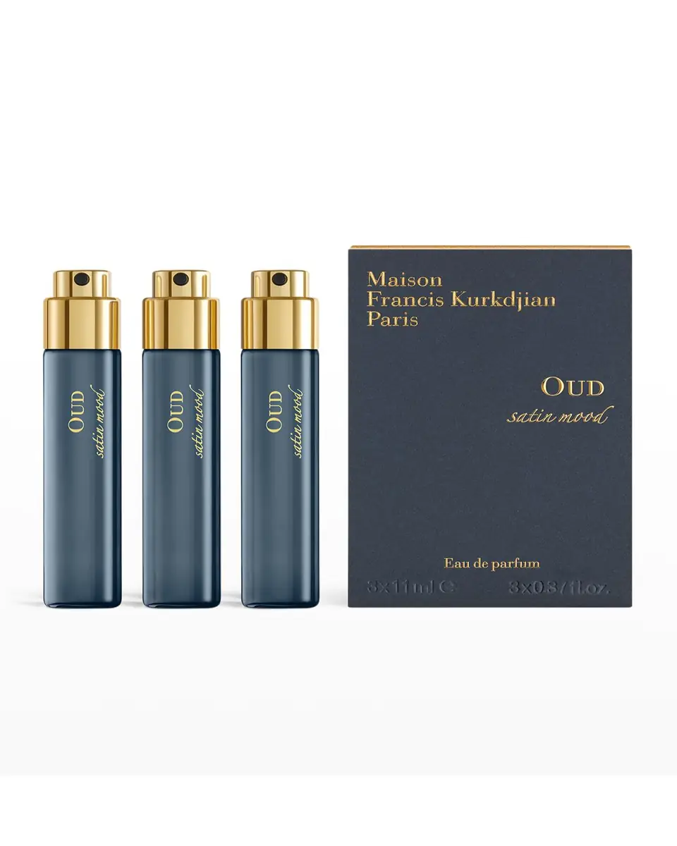 Maison Francis Kurkdjian OUD satin mood Eau de Parfum Travel Spray Refills, 3 x 0.37 oz. | Thumbnail 3