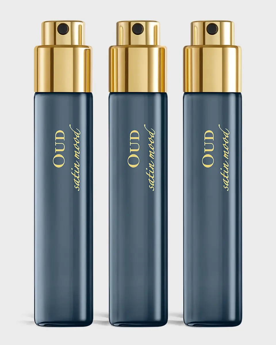 Maison Francis Kurkdjian OUD satin mood Eau de Parfum Travel Spray Refills, 3 x 0.37 oz. | Thumbnail 4