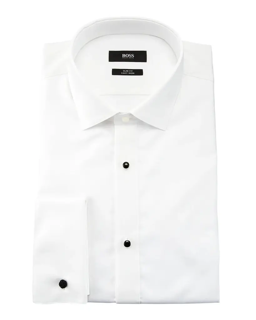 BOSS Bib-Front Tuxedo Shirt | Image 1 BOSS Bib-Front Tuxedo Shirt | Image 1