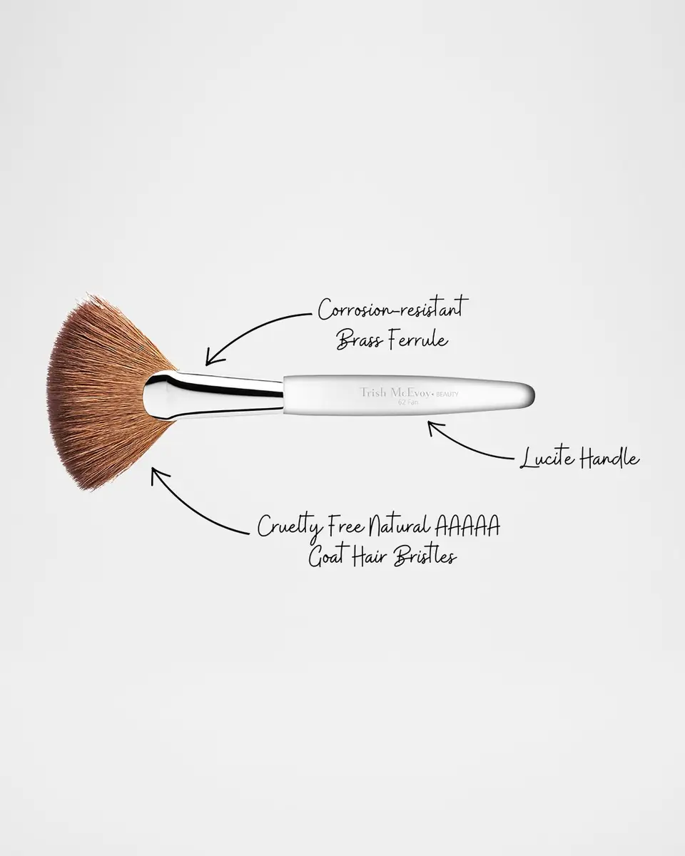 Trish McEvoy Brush No. 62 - Fan Brush | Thumbnail 3 Trish McEvoy Brush No. 62 - Fan Brush | Thumbnail 3