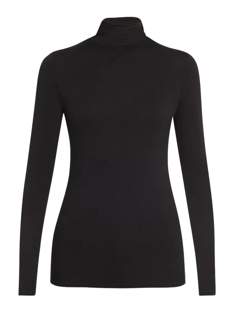 MAJESTIC FILATURES Soft Touch Mock Turtleneck Top