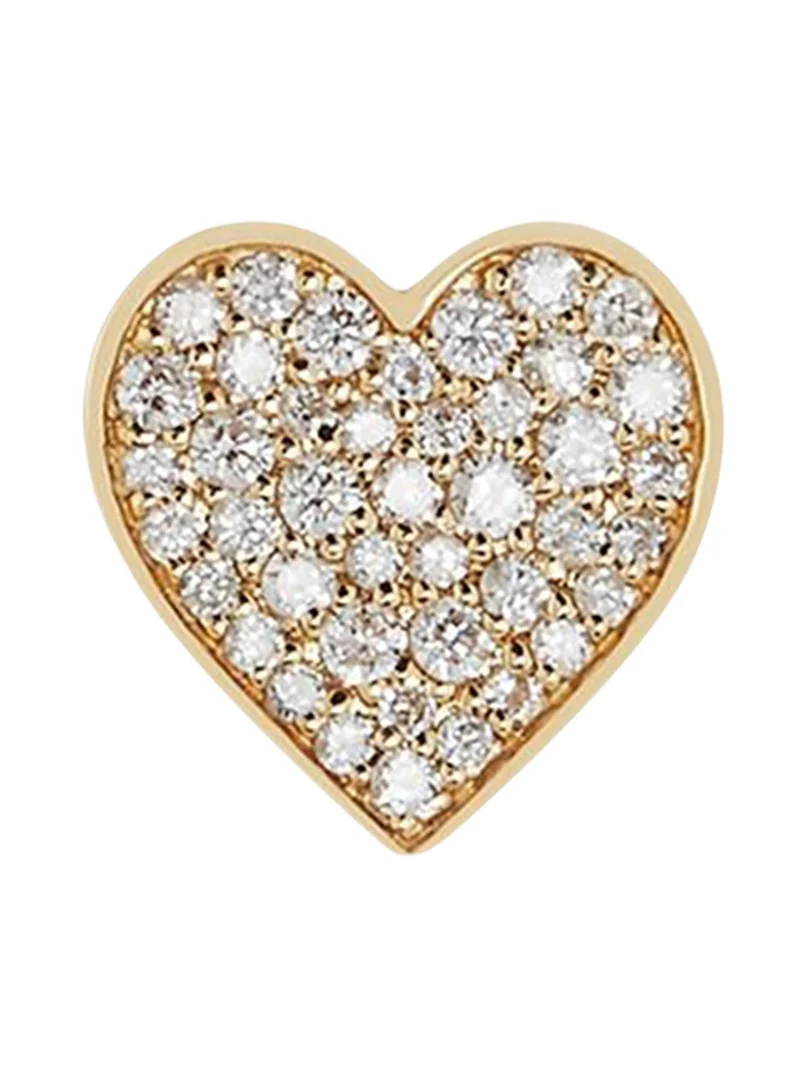 Sydney Evan Anniversary Diamond Single Heart Stud Earring