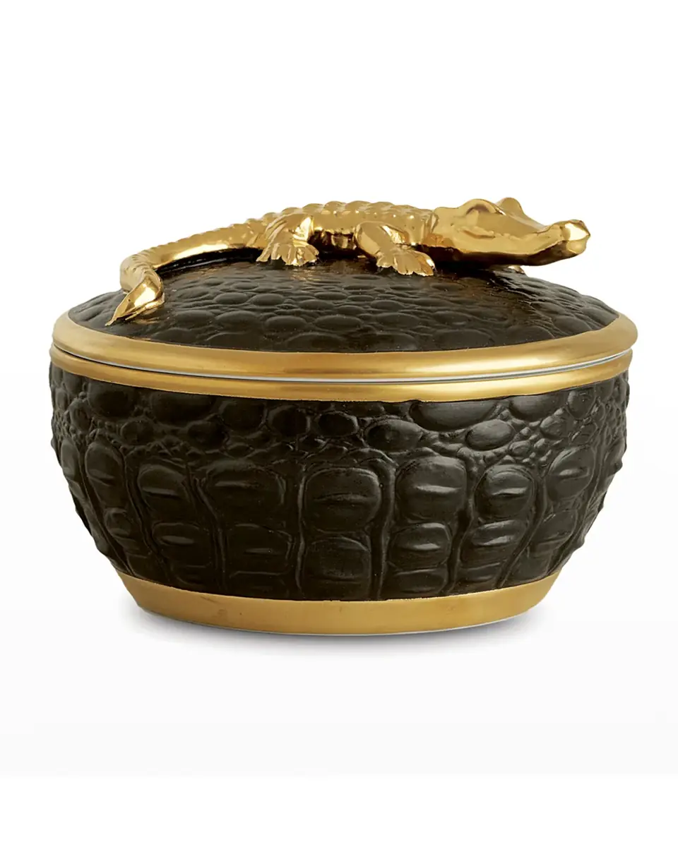 L'Objet Gold Crocodile Candle | Thumbnail 2 L'Objet Gold Crocodile Candle | Thumbnail 2